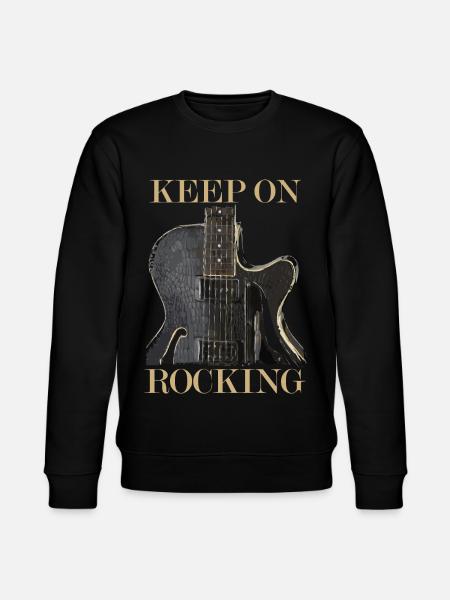 Electric guitar - Stanley/Stella CHANGER Unisex Organic Sweatshirt - black