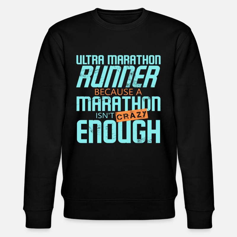 Ultra Marathon - Stanley/Stella Unisex Bio-Sweatshirt CHANGER  - Schwarz
