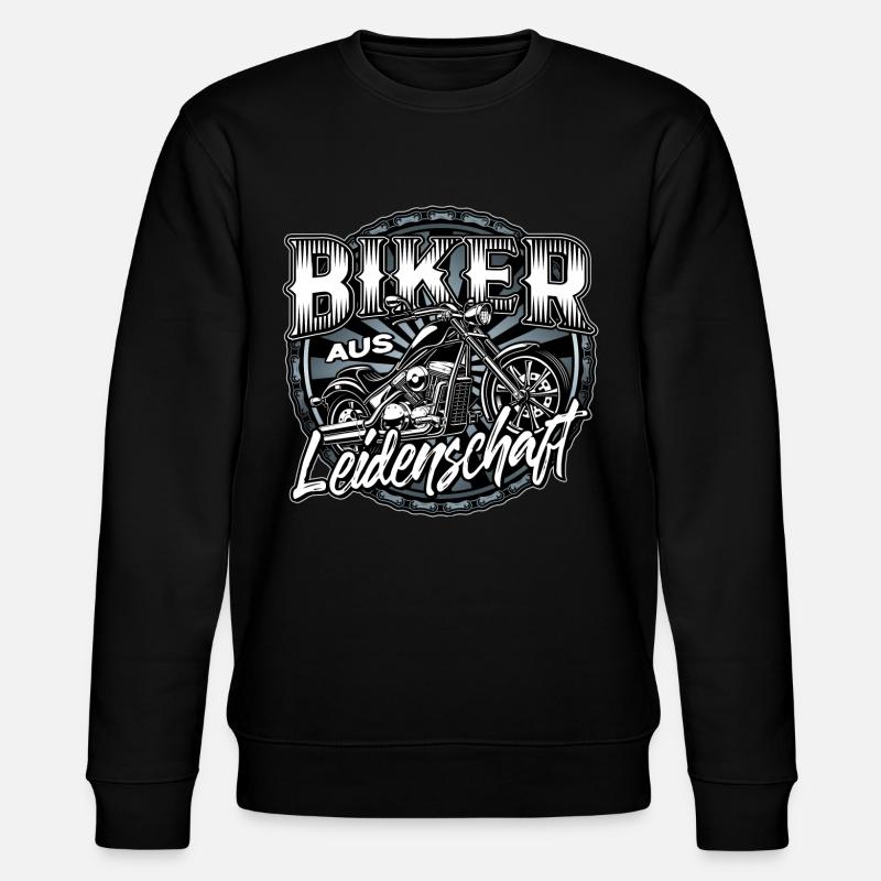 Biker Aus Leidenschaft - Stanley/Stella Unisex Bio-Sweatshirt CHANGER - Schwarz