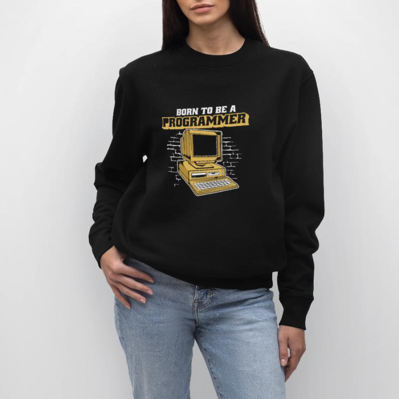 Born To Be A Programmer Developer Coder Stanley/Stella Unisex Bio-Sweatshirt CHANGER 