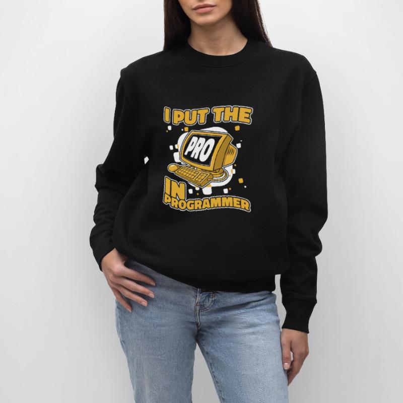 J’ai mis le pro dans Programmeur Developer Coder Sweat bio CHANGER Stanley/Stella Unisexe