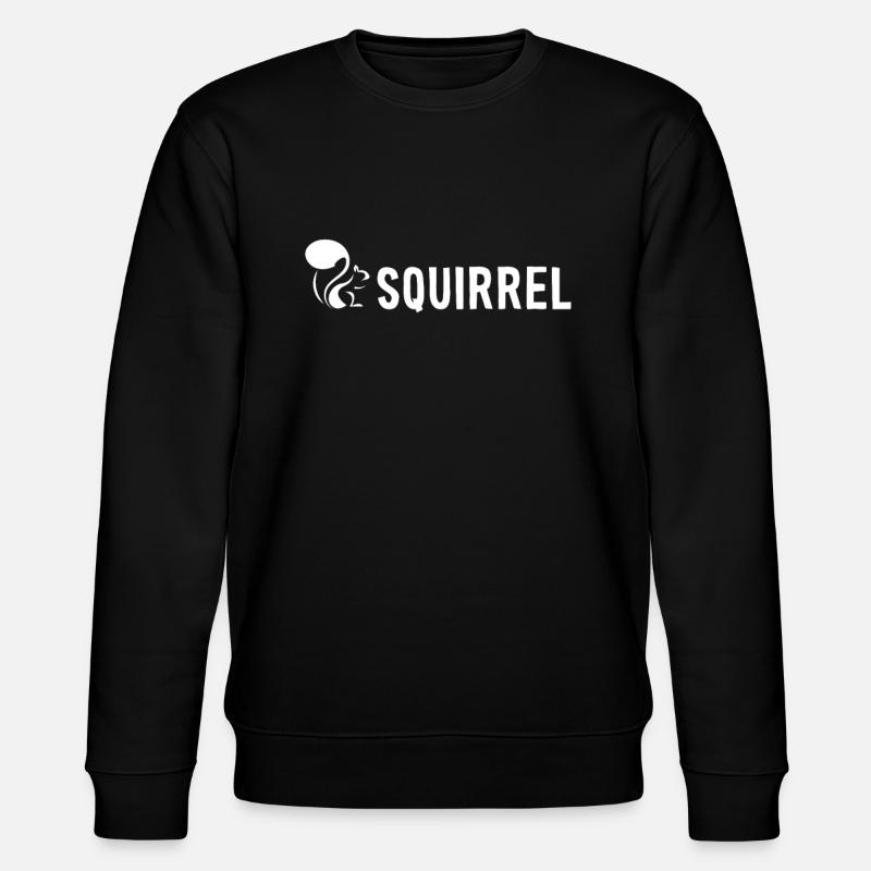 Squirrel Fox Squirrel Grey Squirrel - Stanley/Stella CHANGER Unisex Organic Sweatshirt - black