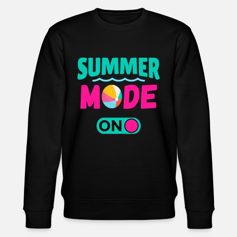 Sommermodus Ein - Stanley/Stella Unisex Bio-Sweatshirt CHANGER  - Schwarz