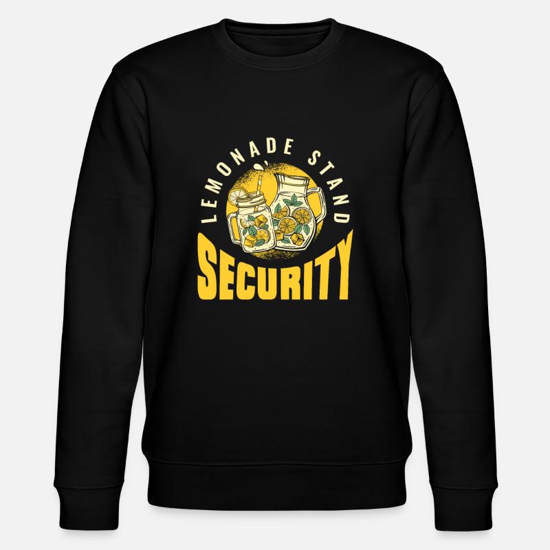 Lemonade Stand Security Limonade Liebhaber - Stanley/Stella Unisex Bio-Sweatshirt CHANGER  - Schwarz