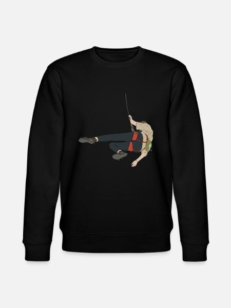 Sportklettern Speedklettern Alpinklettern Kraxler - Stanley/Stella CHANGER Unisex Organic Sweatshirt - black