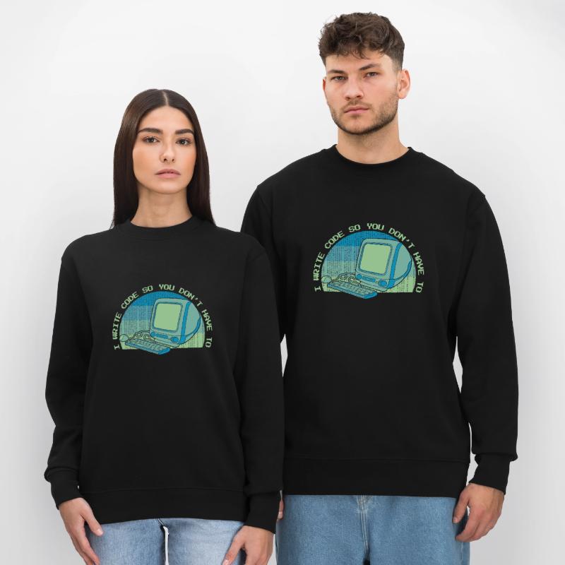 I Write Code So You Don't Have To Developer Stanley/Stella CHANGER Unisex Organic Sweatshirt