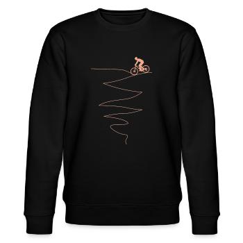vtt - Sweat bio CHANGER Stanley/Stella Unisexe - noir - Devant - Nik (191cm) & Marisol (170cm)