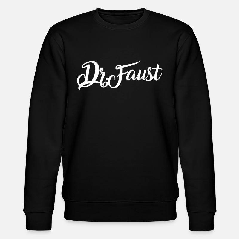 Dr. Faust Typographie - Stanley/Stella Unisex Bio-Sweatshirt CHANGER - Schwarz