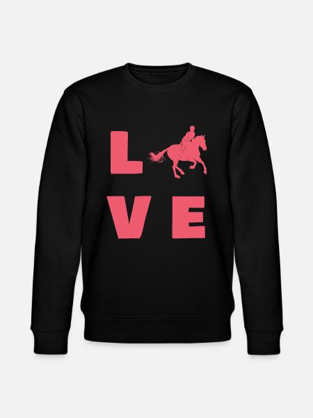 chevaux - Sweat bio CHANGER Stanley/Stella Unisexe - noir
