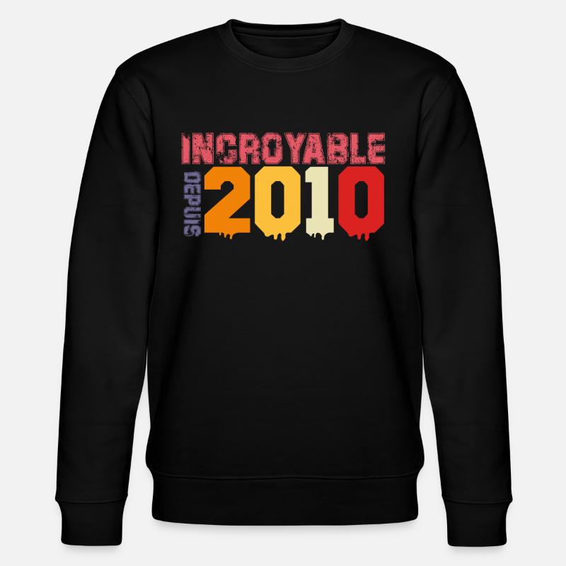 awesome since 2010 - Sweat bio CHANGER Stanley/Stella Unisexe - noir