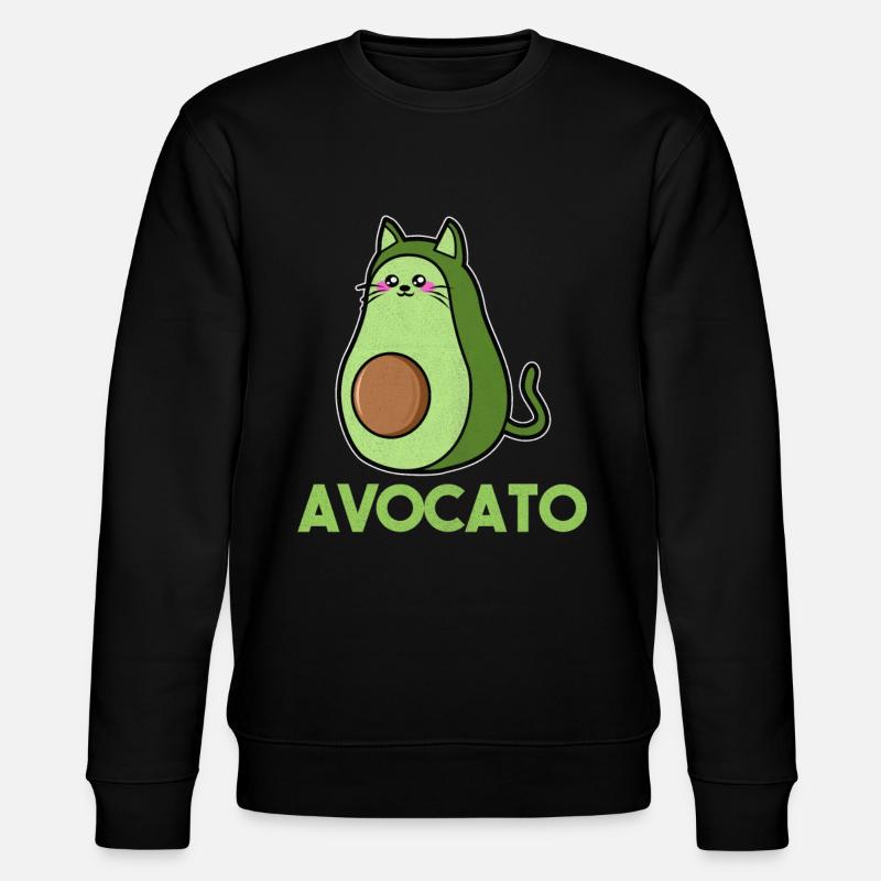 Avocado avocado lover - Stanley/Stella CHANGER Unisex Organic Sweatshirt - black