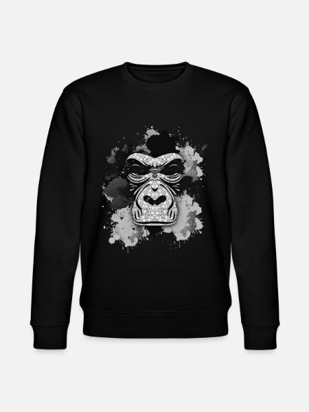 Gorilla - Stanley/Stella CHANGER Unisex Organic Sweatshirt - black