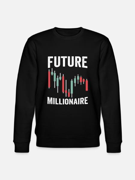 Future Millionaire Lustiger - Stanley/Stella CHANGER Unisex Organic Sweatshirt - black