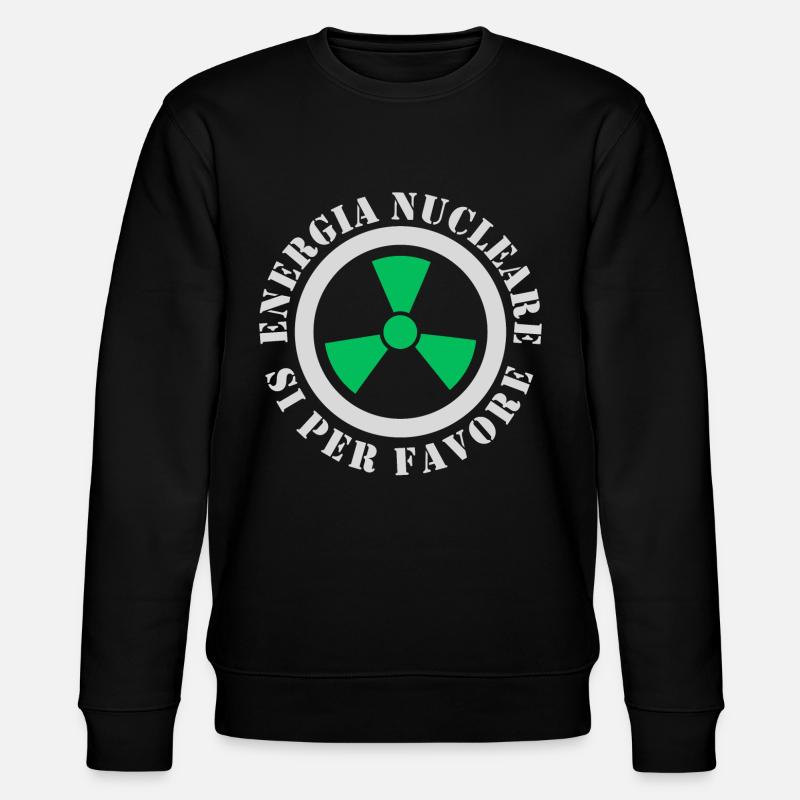 Kernkraft, Ja bitte - Stanley/Stella Unisex Bio-Sweatshirt CHANGER  - Schwarz