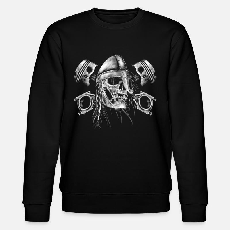 Moto Viking - Stanley/Stella Unisex Bio-Sweatshirt CHANGER  - Schwarz