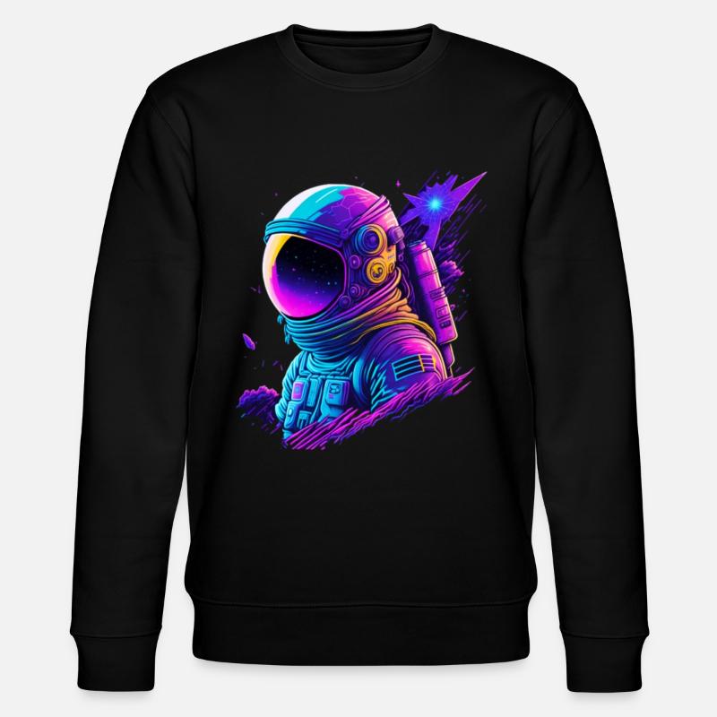 Synthwave Astronaute Space Explorer - Sweat bio CHANGER Stanley/Stella Unisexe - noir