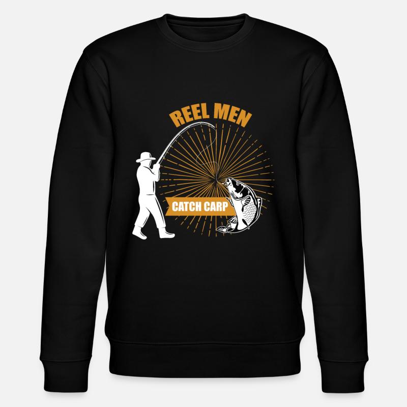 Pêche à carpes - Sweat bio CHANGER Stanley/Stella Unisexe - noir