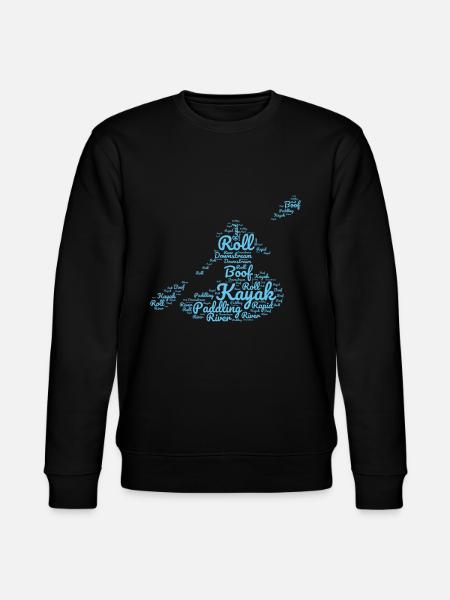 Kayak Kayaker Paddling - Stanley/Stella CHANGER Unisex Organic Sweatshirt - black