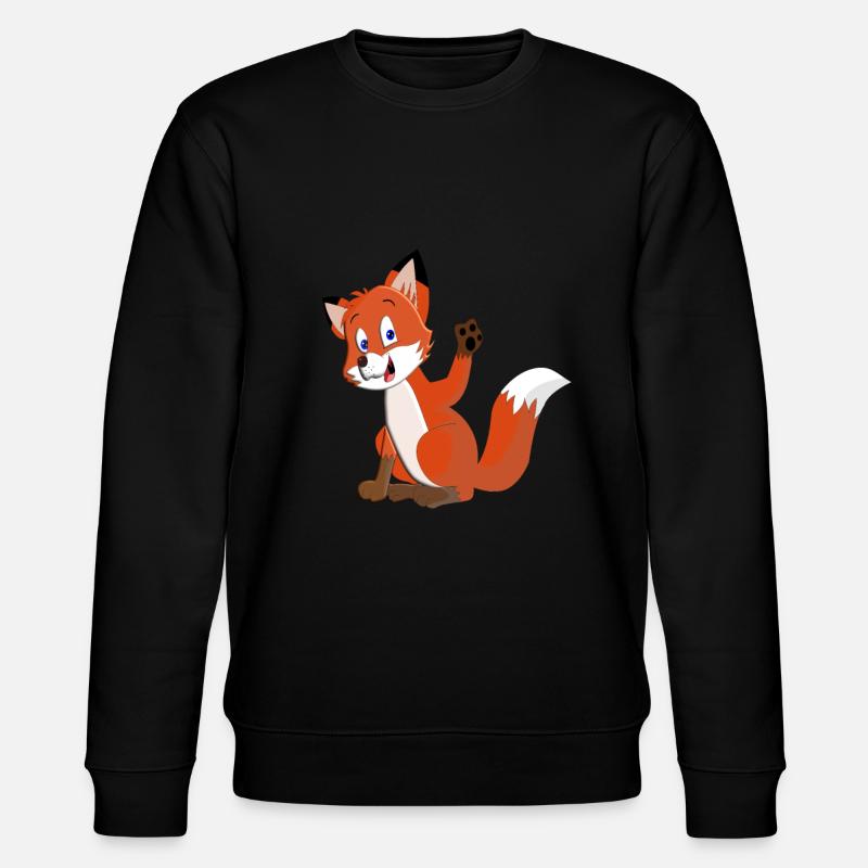 Fuchs - Stanley/Stella Unisex Bio-Sweatshirt CHANGER  - Schwarz