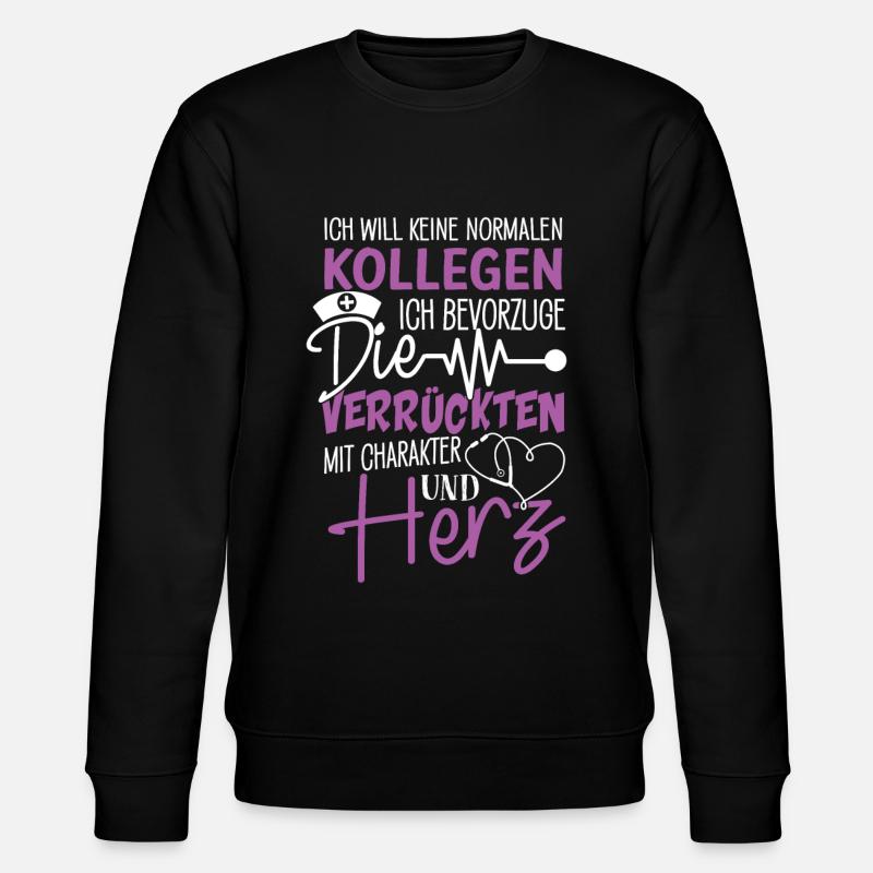 Altenpflegerin Altenpfleger Pfleger Pflegerin - Stanley/Stella Unisex Bio-Sweatshirt CHANGER  - Schwarz