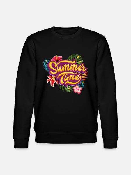 Summertime - Stanley/Stella CHANGER Unisex Organic Sweatshirt - black