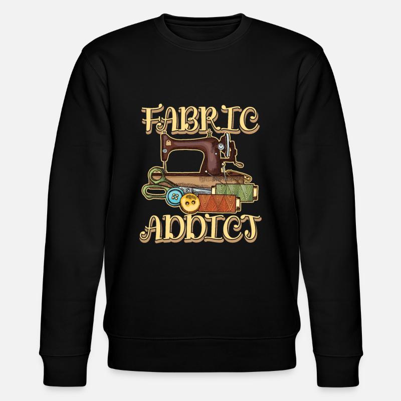 FABRIC ADDICT pour couturière - Sweat bio CHANGER Stanley/Stella Unisexe - noir