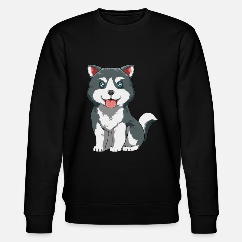 Husky chiot - Sweat bio CHANGER Stanley/Stella Unisexe - noir