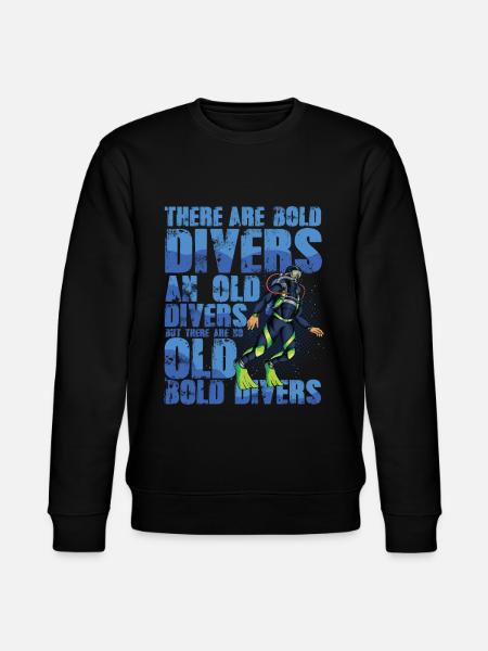 Bold and Old Divers - Stanley/Stella CHANGER Unisex Organic Sweatshirt - black