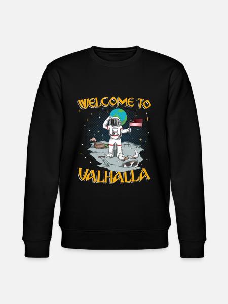 Welcome to Valhalla - Stanley/Stella Unisex Bio-Sweatshirt CHANGER  - Schwarz