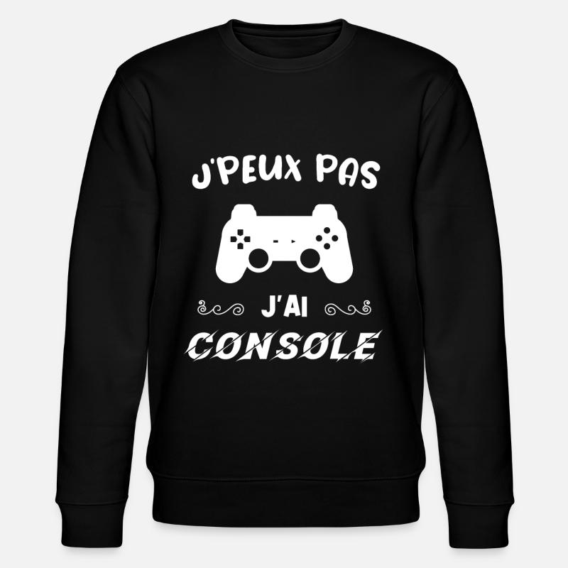 JE PEUX PAS J'AI CONSOLE. - Sweat bio CHANGER Stanley/Stella Unisexe - noir