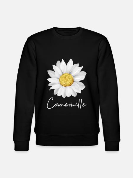 Camomille - Sweat bio CHANGER Stanley/Stella Unisexe - noir