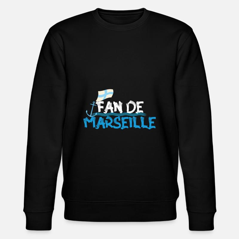 Fan de Marseille - Sweat bio CHANGER Stanley/Stella Unisexe - noir