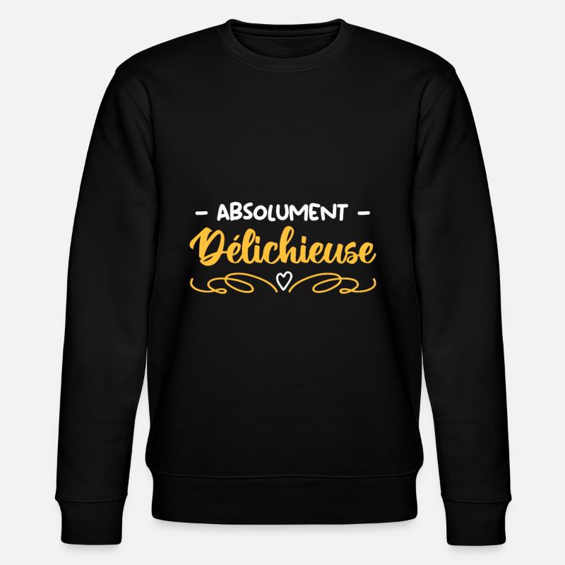 absolument Délichieuse - Sweat bio CHANGER Stanley/Stella Unisexe - noir