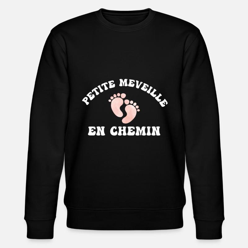 Petite merveille en chemin - Sweat bio CHANGER Stanley/Stella Unisexe - noir