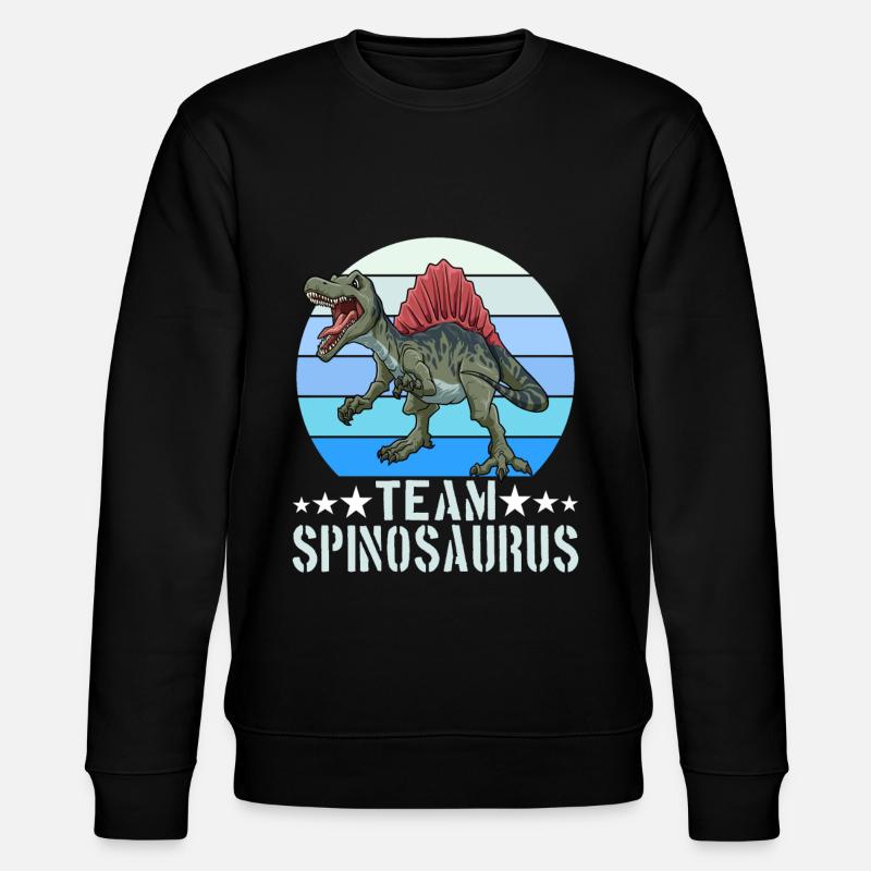 Team Spinosaurus Dinosaurier Dino - Stanley/Stella Unisex Bio-Sweatshirt CHANGER  - Schwarz