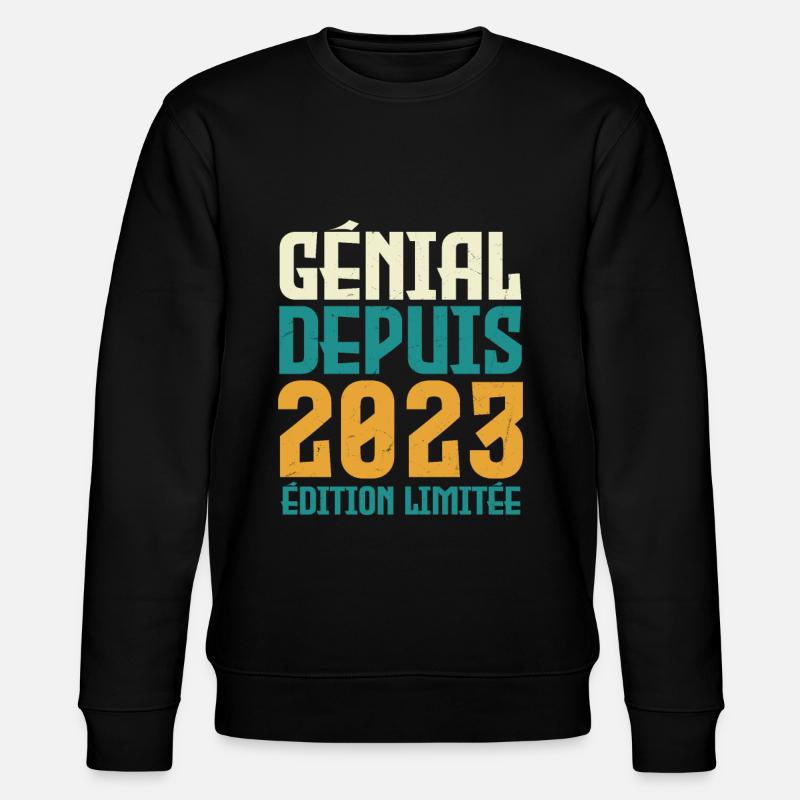 génial depuis 2023 - Sweat bio CHANGER Stanley/Stella Unisexe - noir