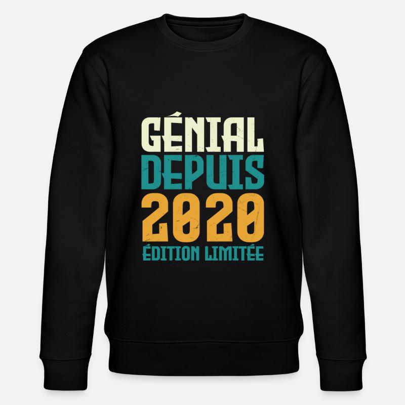 Génial depuis 2020 - Sweat bio CHANGER Stanley/Stella Unisexe - noir