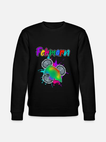 Fehmarn Beat - Stanley/Stella Unisex Bio-Sweatshirt CHANGER - Schwarz