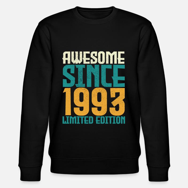 Awesome Since 1993 limited edition. - Sweat bio CHANGER Stanley/Stella Unisexe - noir