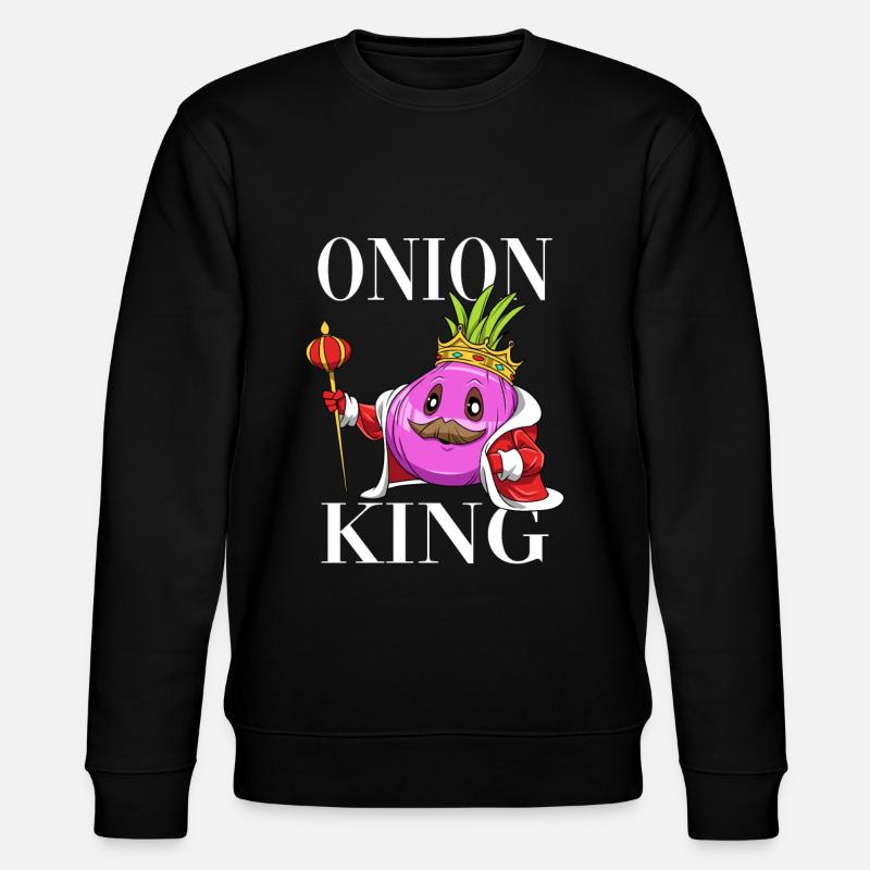 Onion King - Stanley/Stella Unisex Bio-Sweatshirt CHANGER  - Schwarz