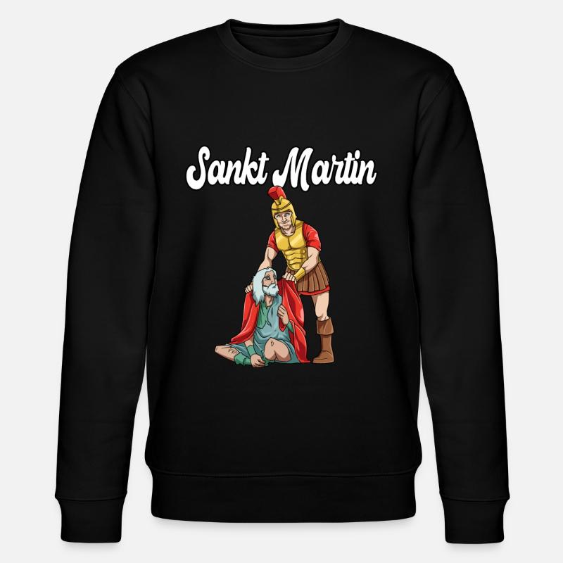 Sankt Martin St Martin - Stanley/Stella Unisex Bio-Sweatshirt CHANGER - Schwarz