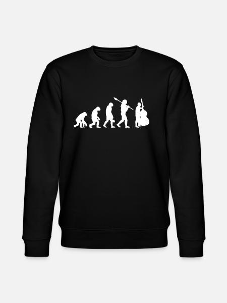 Evolution du joueur de contrebasse - Sweat bio CHANGER Stanley/Stella Unisexe - noir