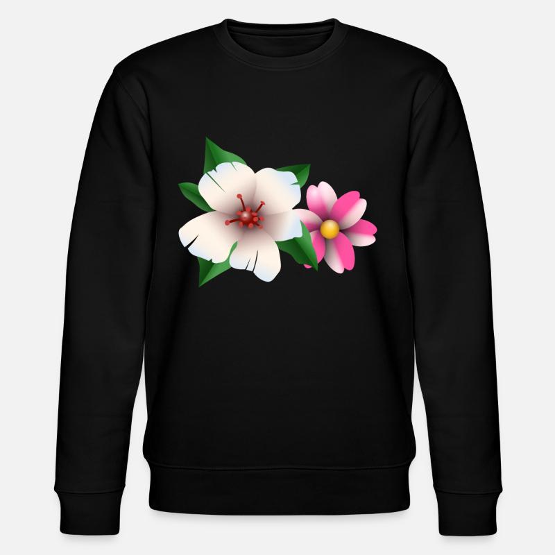 Fleurs d’été - Sweat bio CHANGER Stanley/Stella Unisexe - noir