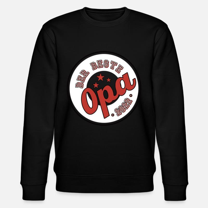 Der Beste Opa 2022 - Stanley/Stella Unisex Bio-Sweatshirt CHANGER  - Schwarz