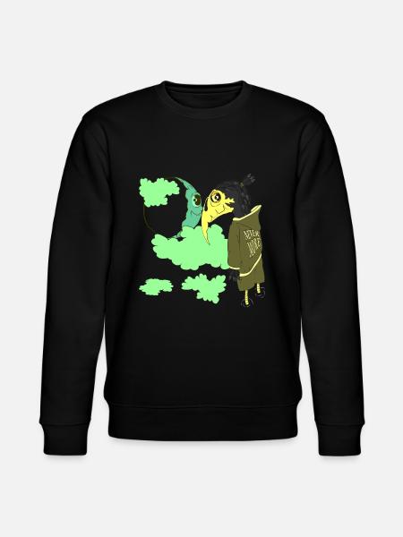 NEVER MORE - Stanley/Stella CHANGER Unisex Organic Sweatshirt - black