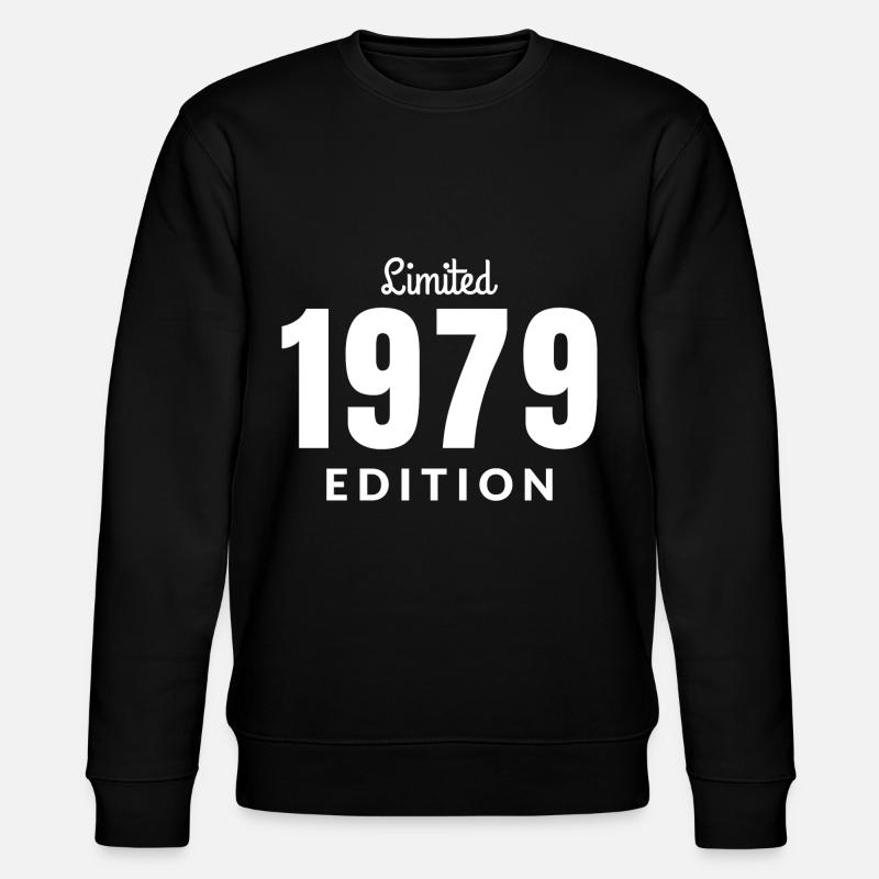 Geboren 1979 - Stanley/Stella Unisex Bio-Sweatshirt CHANGER - Schwarz