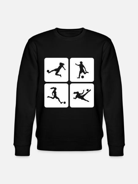 women's soccer - Stanley/Stella CHANGER Unisex Organic Sweatshirt - black