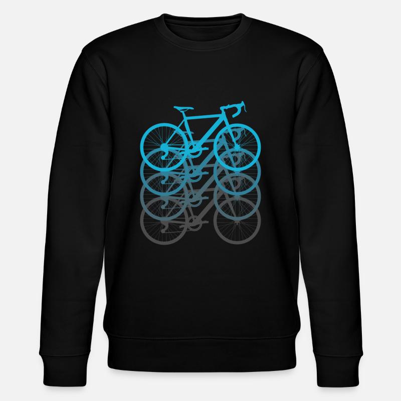 Fahrrad - Stanley/Stella Unisex Bio-Sweatshirt CHANGER  - Schwarz
