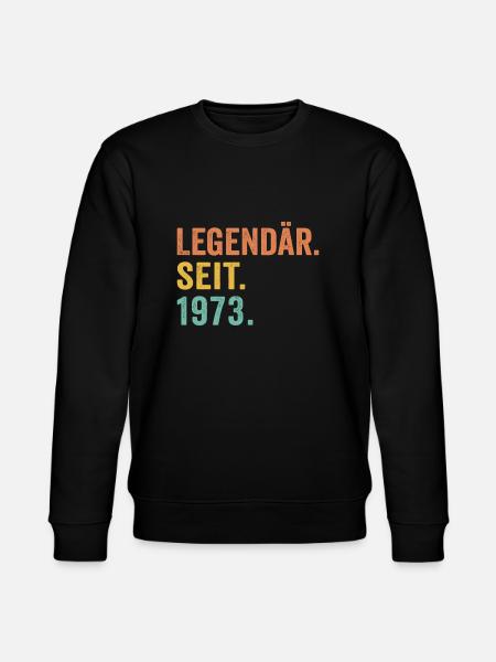 Legendär seit 1973 - Stanley/Stella Unisex Bio-Sweatshirt CHANGER  - Schwarz