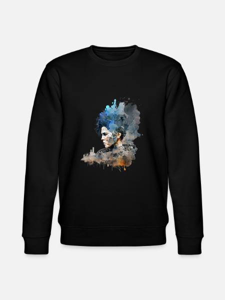 Mad Fury No21 - Stanley/Stella Unisex Bio-Sweatshirt CHANGER  - Schwarz